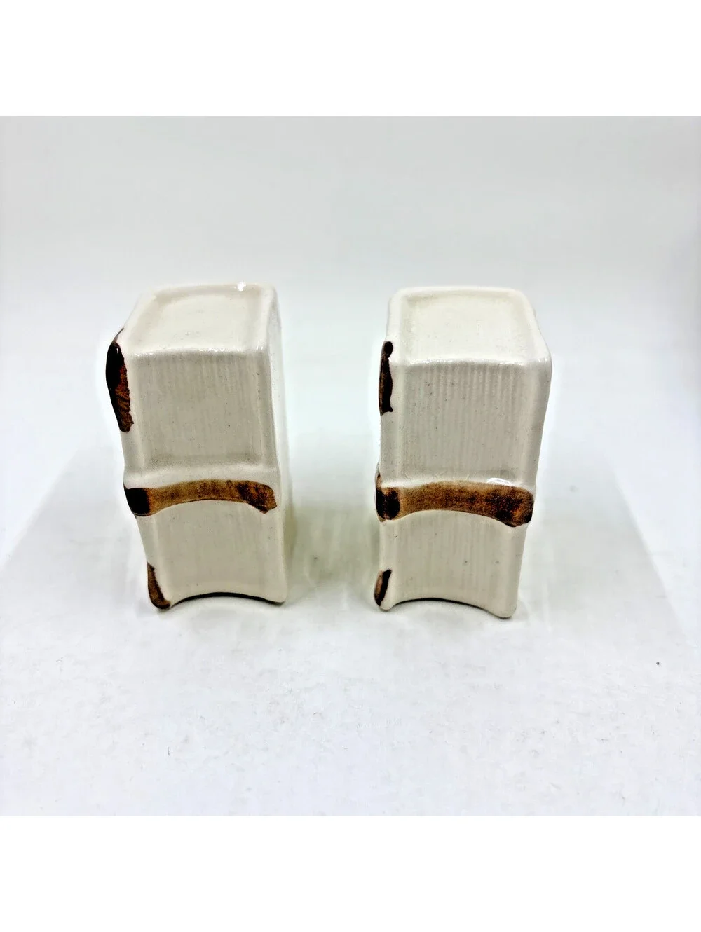 Salty Stories Peppery Tales Book Ceramic Salt Pepper Shakers JAPAN 1950 Vintage
